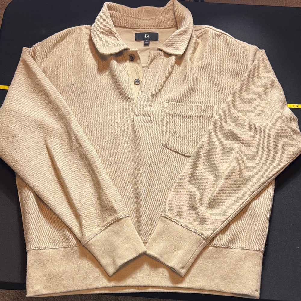 Banana Republic Light Tan Polo Shirt